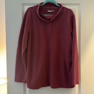 LLBean Women's SoftLight Quilted Top, Funnelneck Pullover